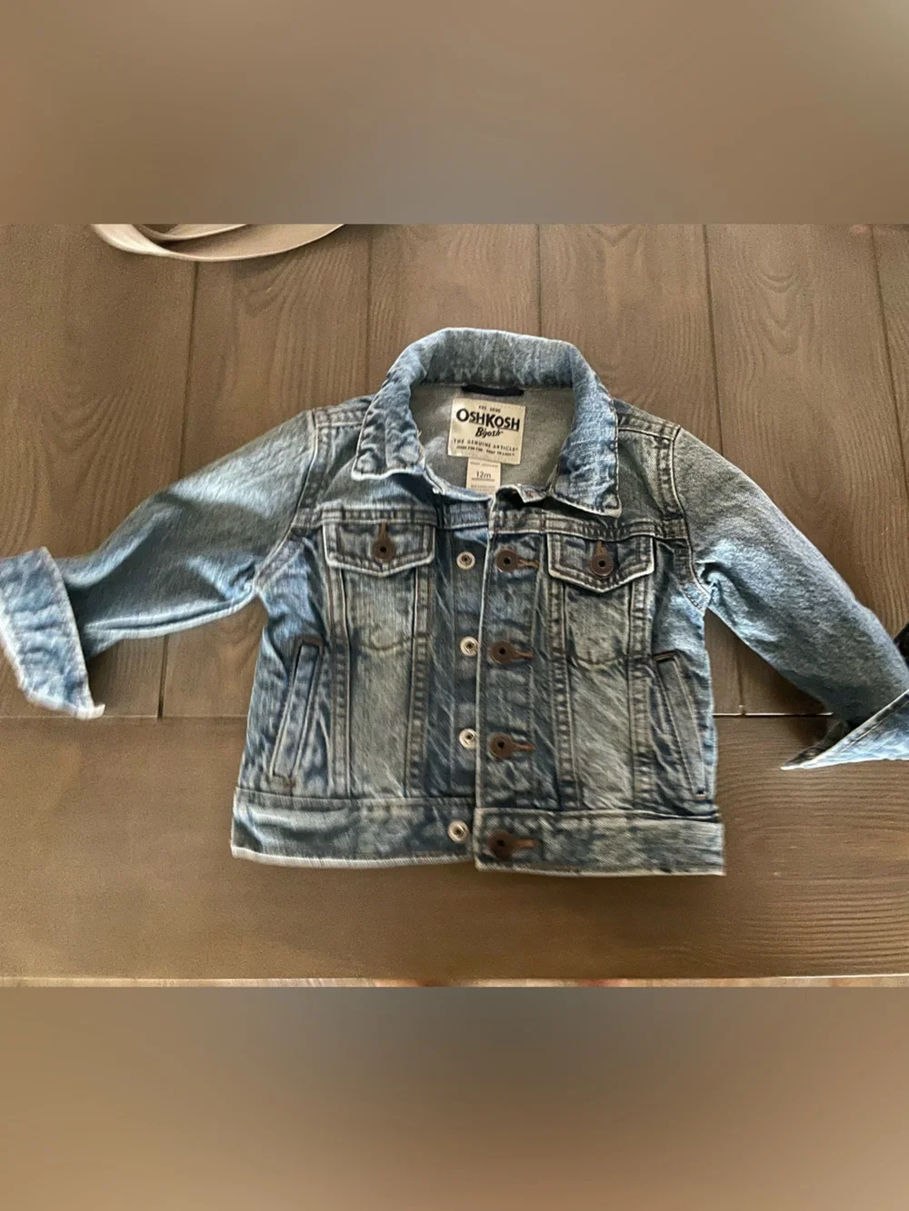 OshKosh B'gosh Light Blue Kids Denim Jacket